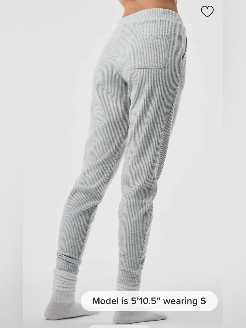 ALO Yoga Muse Sweatpants, Gray- size small